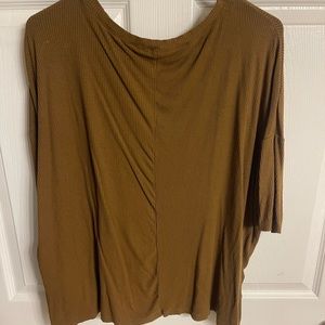 Slouchy brown shirt